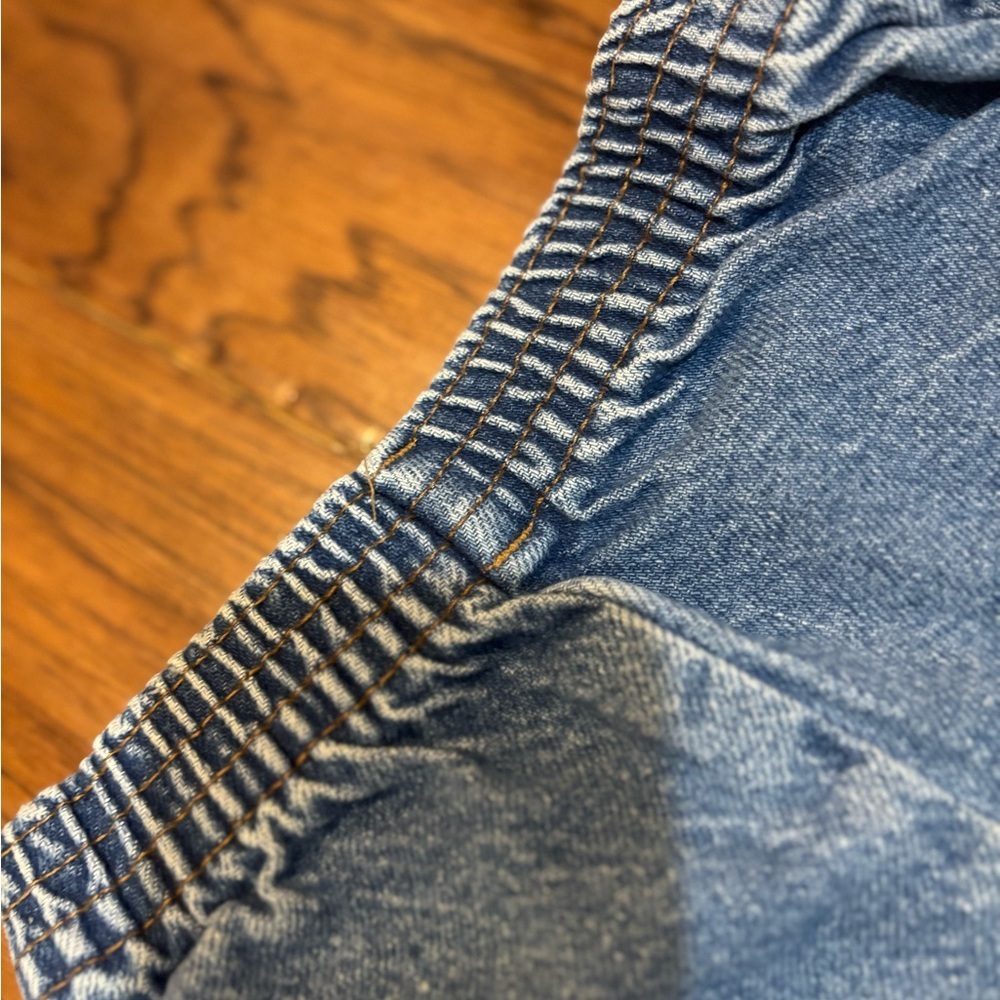 Vintage Liberty Baby Denim Joggers Size 12M Made in USA - Picture 6 of 11